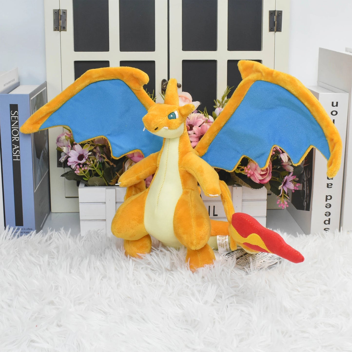 Peluche Mega Charizard Y – Pokémon da Collezione 20 cm