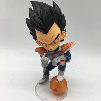 Dragon Ball Z Vegeta Funny middle finger Super Saiyan Figure Model Toys