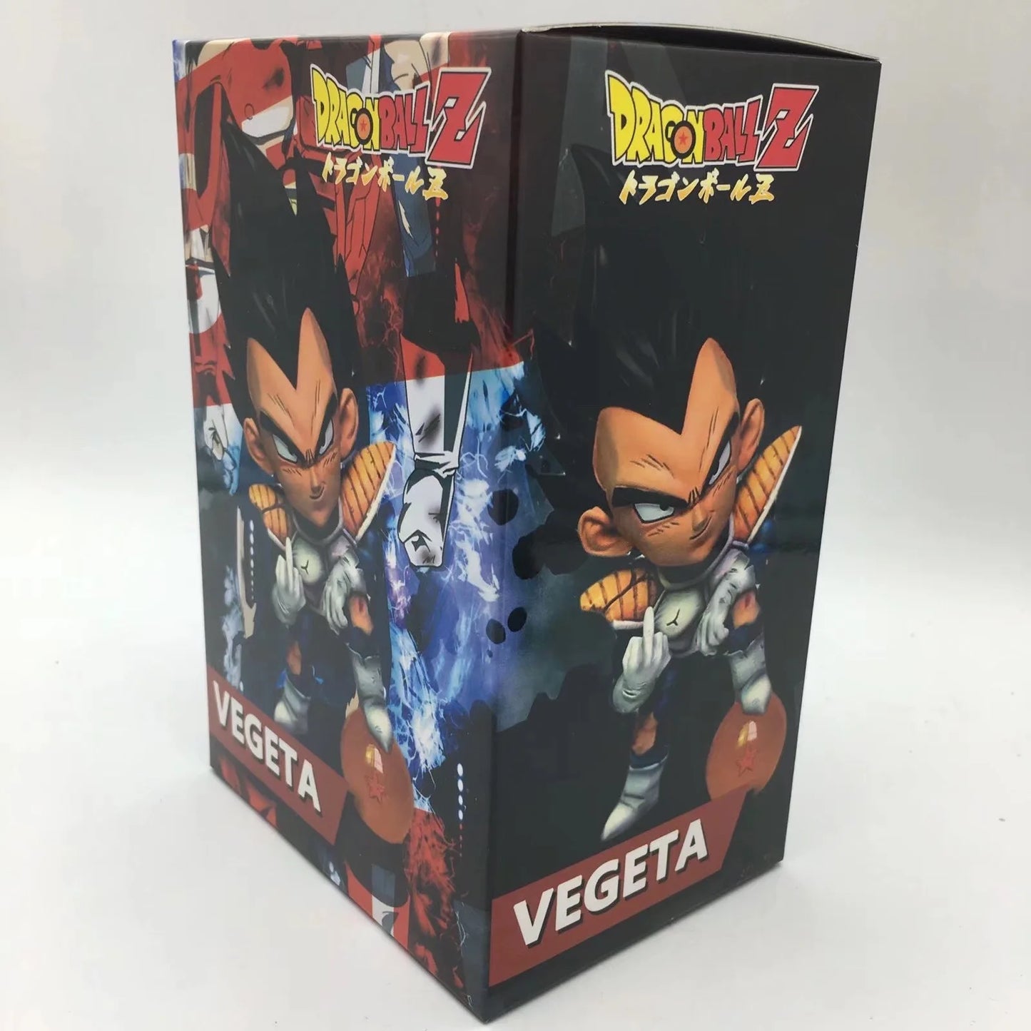 Dragon Ball Z Vegeta Funny middle finger Super Saiyan Figure Model Toys