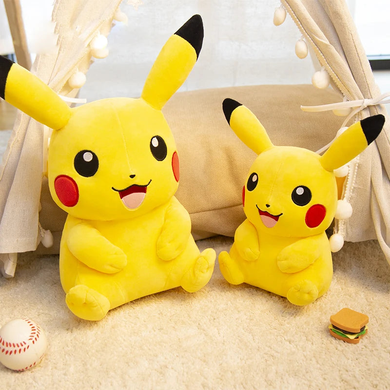 Peluche Pikachu Pokémon Kawaii XL – Cuscino Morbido da Collezione