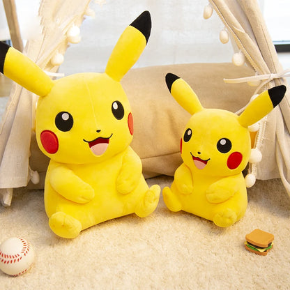 Peluche Pikachu Pokémon Kawaii XL – Cuscino Morbido da Collezione
