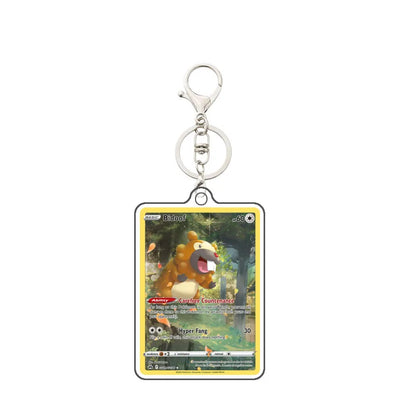 Portachiavi Acrilico Pokémon | Magmortar Riolu Lapras Mew Mareep Pendant 5cm