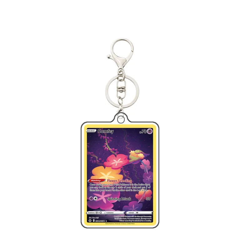 Portachiavi Acrilico Pokémon | Magmortar Riolu Lapras Mew Mareep Pendant 5cm