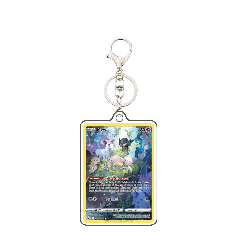 Portachiavi Acrilico Pokémon | Magmortar Riolu Lapras Mew Mareep Pendant 5cm