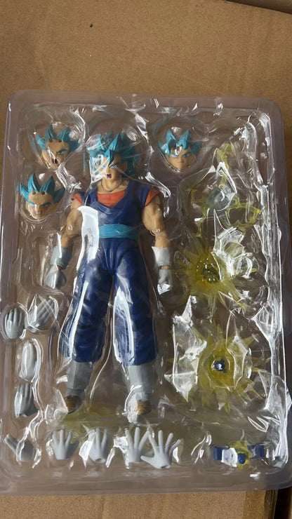 SHF Dragon Ball Vegetto Articulated PVC Action Figure Collectible Toys 15cm