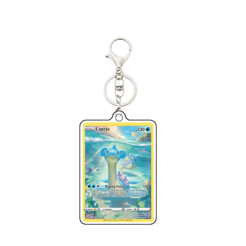 Portachiavi Acrilico Pokémon | Magmortar Riolu Lapras Mew Mareep Pendant 5cm