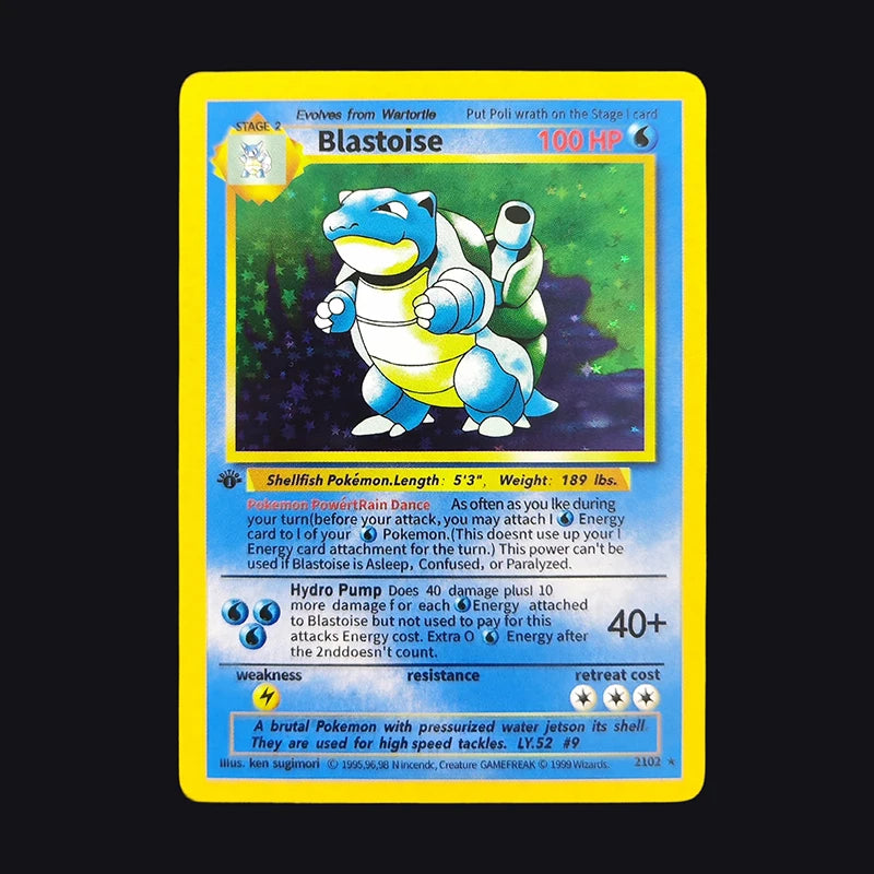 Carta Pokémon 1ST EDITION 1999 | Charizard Blastoise Venusaur Holo Collection Card