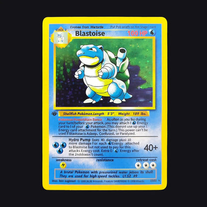 Carta Pokémon 1ST EDITION 1999 | Charizard Blastoise Venusaur Holo Collection Card