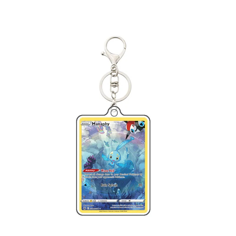 Portachiavi Acrilico Pokémon | Magmortar Riolu Lapras Mew Mareep Pendant 5cm