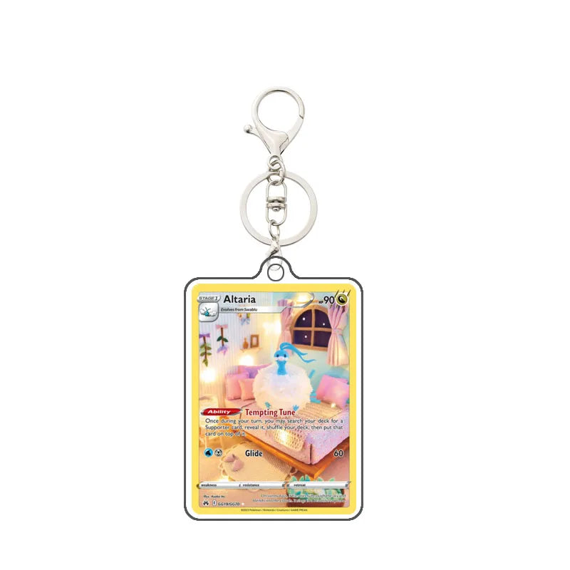 Portachiavi Acrilico Pokémon | Magmortar Riolu Lapras Mew Mareep Pendant 5cm