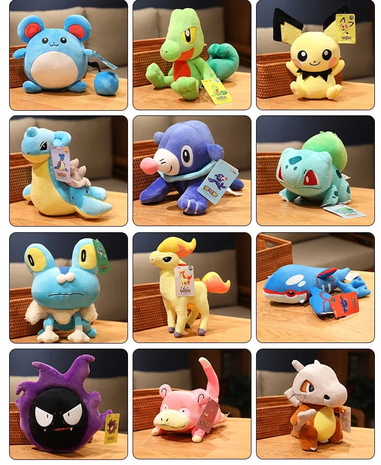 Peluche Pokémon 20 cm – Pikachu, Charizard, Gengar e altri | Pokémon Plush 20cm