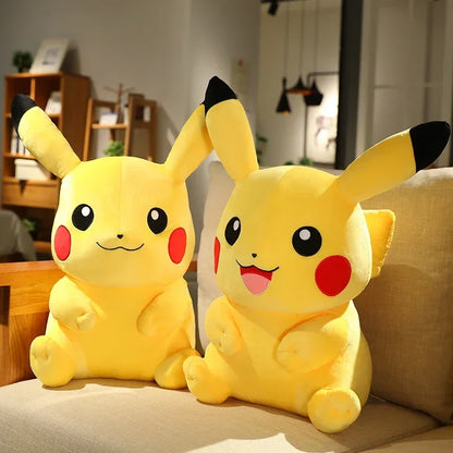 Peluche Pikachu Pokémon Kawaii XL – Cuscino Morbido da Collezione