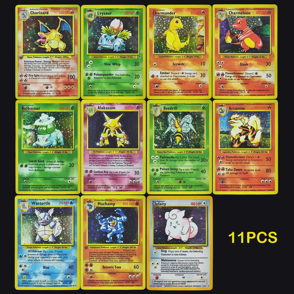 Carta Pokémon 1ST EDITION 1999 | Charizard Blastoise Venusaur Holo Collection Card