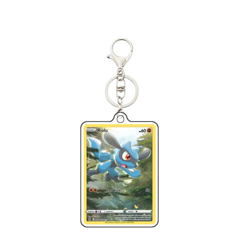 Portachiavi Acrilico Pokémon | Magmortar Riolu Lapras Mew Mareep Pendant 5cm