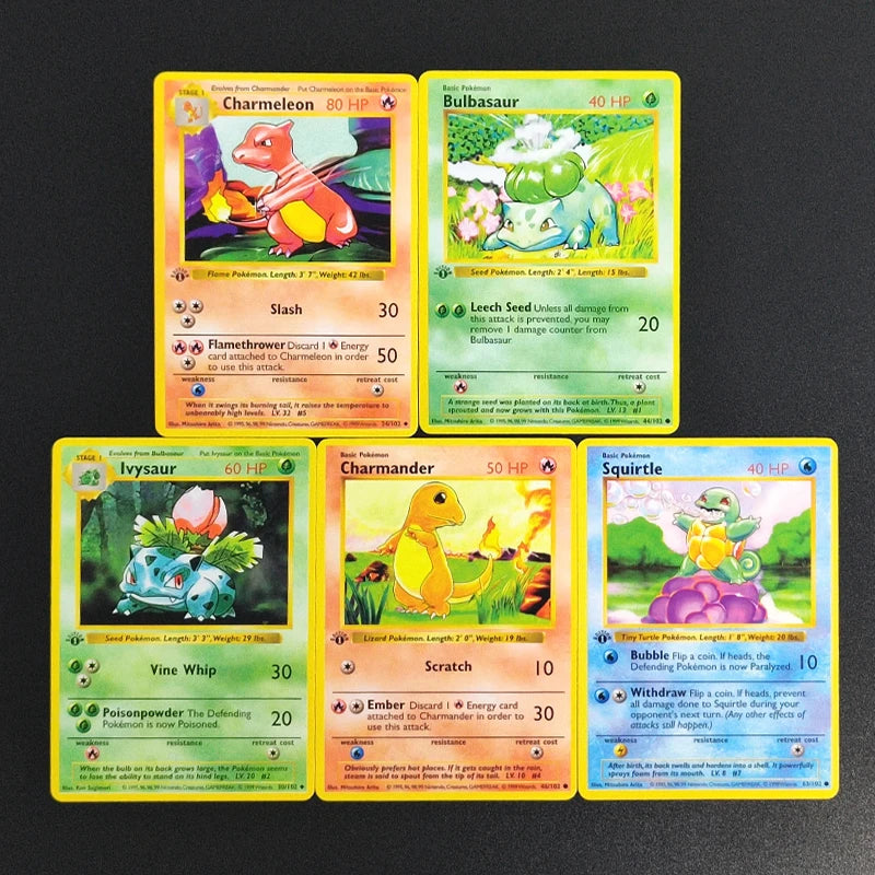 Carta Pokémon 1ST EDITION 1999 | Charizard Blastoise Venusaur Holo Collection Card