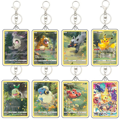 Portachiavi Acrilico Pokémon | Magmortar Riolu Lapras Mew Mareep Pendant 5cm