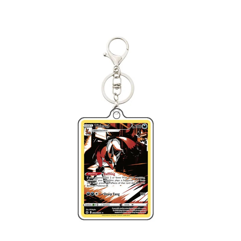Portachiavi Acrilico Pokémon | Magmortar Riolu Lapras Mew Mareep Pendant 5cm