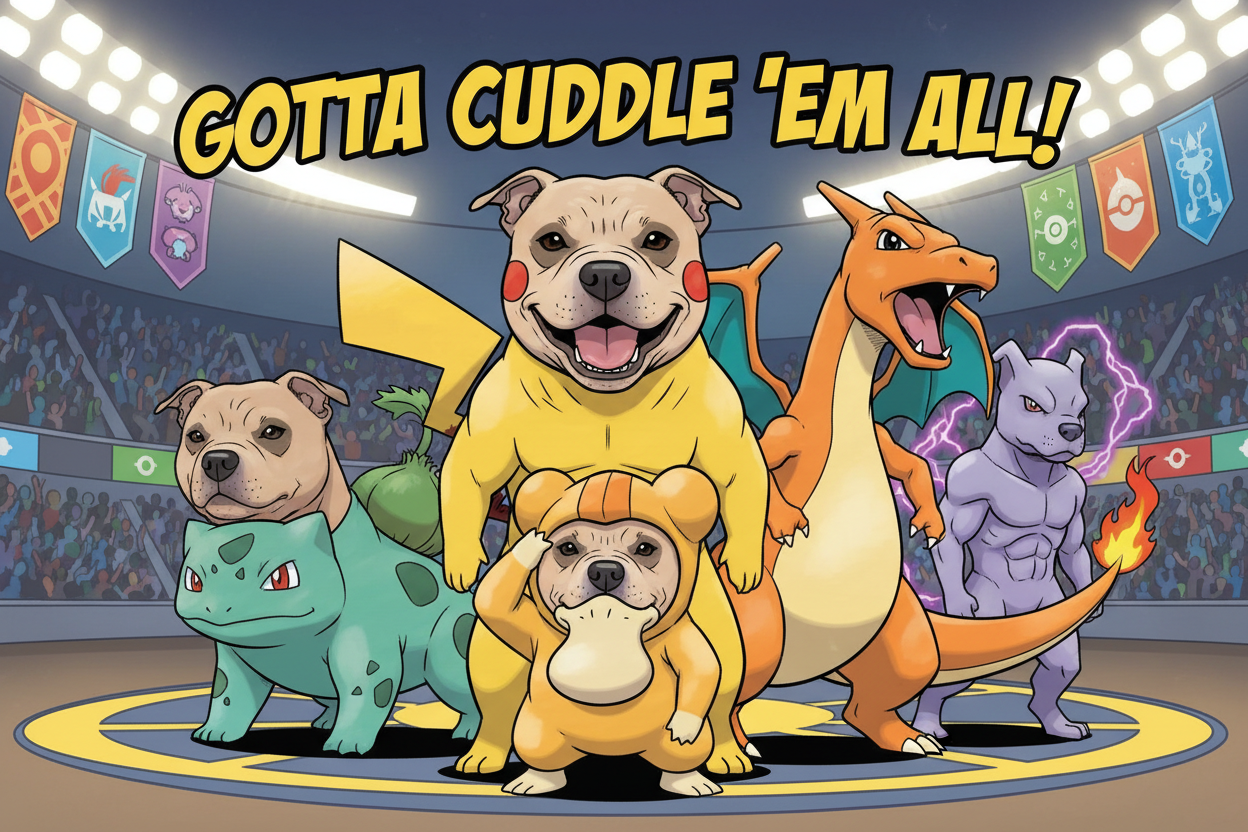 Staffy Pokémon - Palestra
